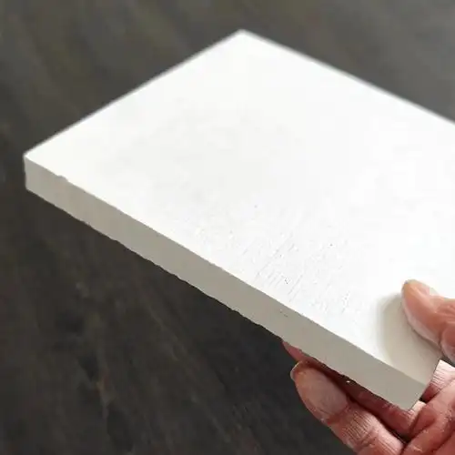 Close-up view of a single phenolic foam insulation board
